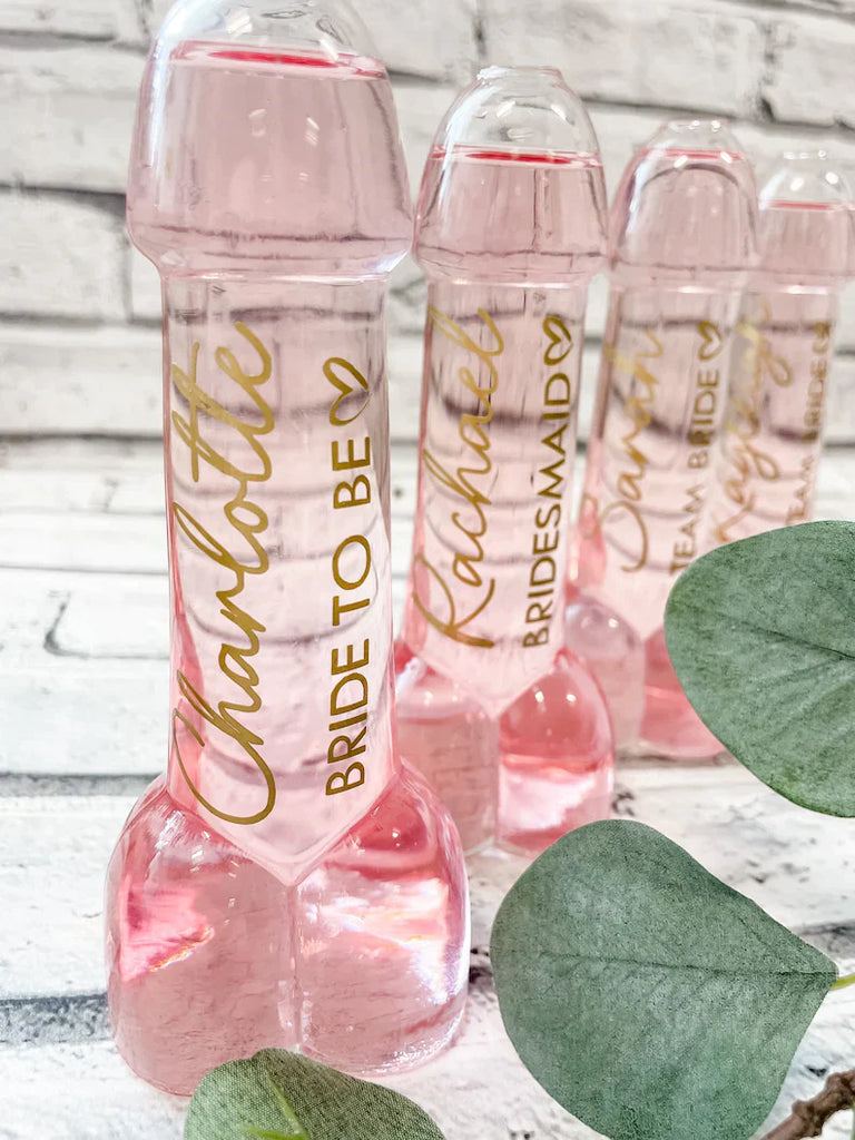 Personalised Willy Glass - Hen Party Gift - Thea Elizabeth Studio Ltd