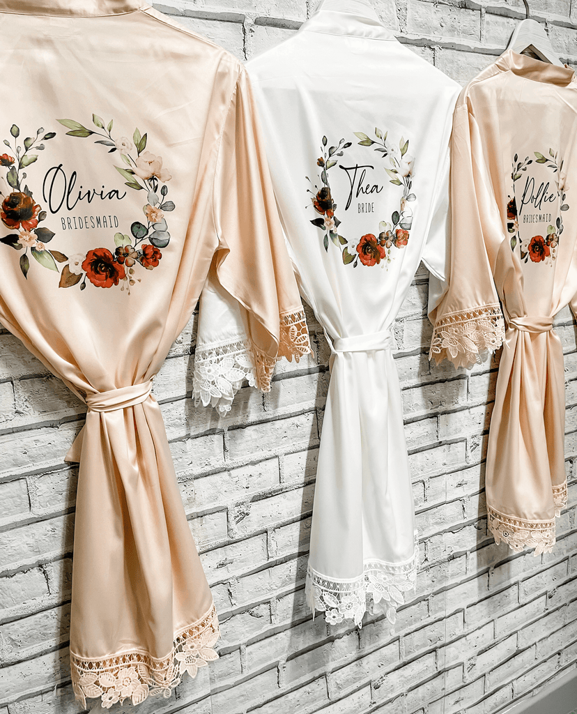 Bridal Party Robes - Thea Elizabeth Studio Ltd