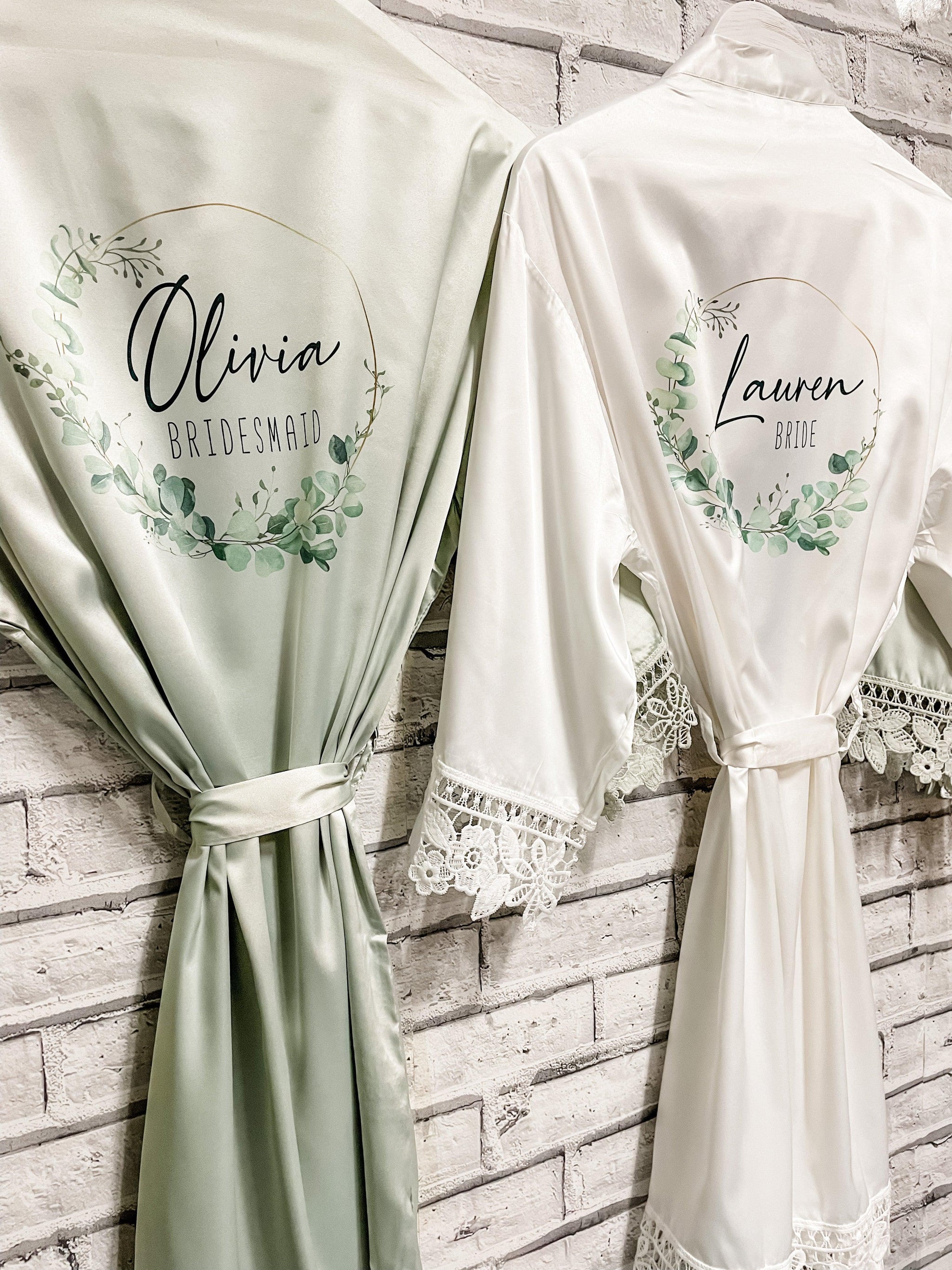 Bridal party dressing gowns uk best sale