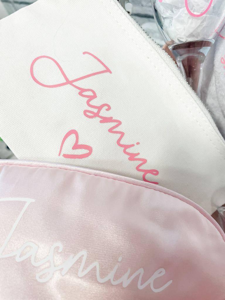 Bridesmaid Personalised Make up Bag - Thea Elizabeth Studio Ltd