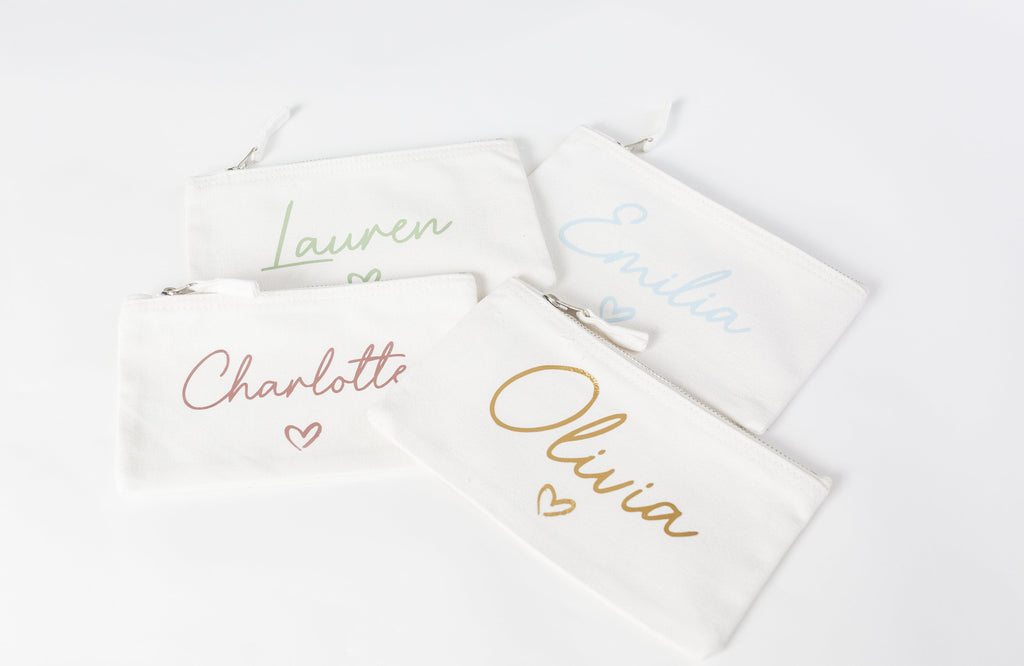 Bridesmaid Personalised Make up Bag - Thea Elizabeth Studio Ltd