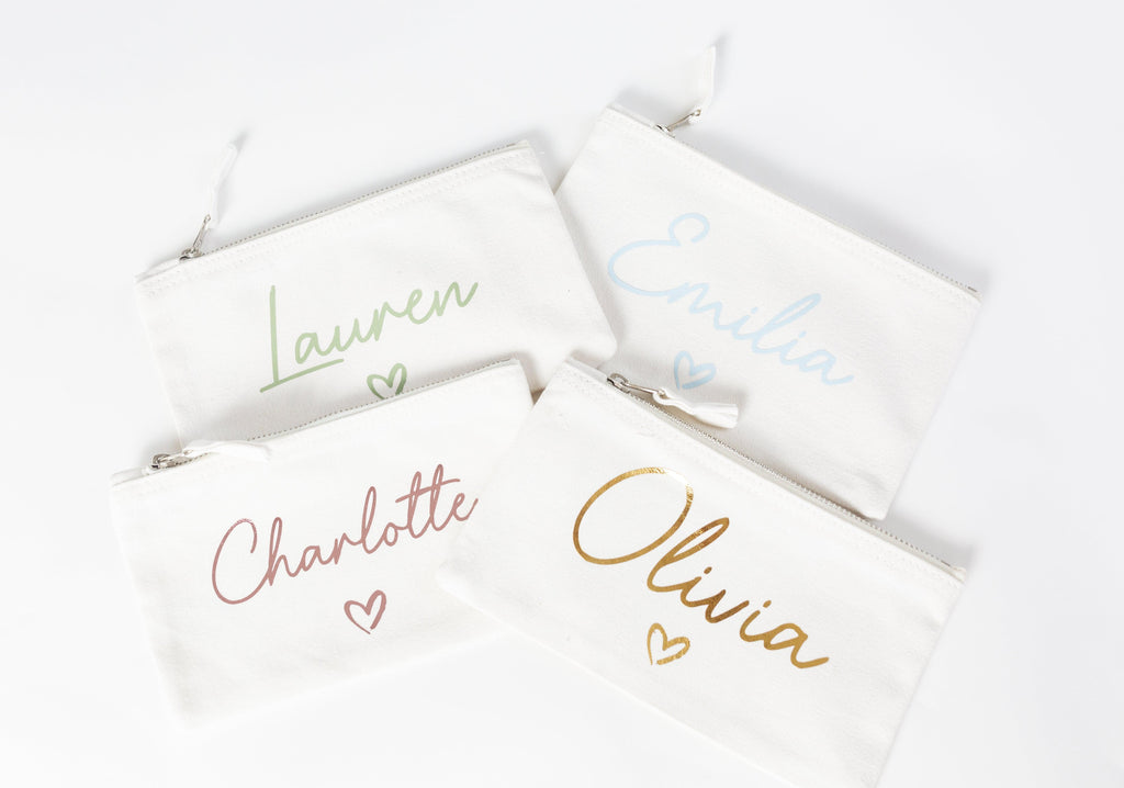 Bridesmaid Personalised Make up Bag - Thea Elizabeth Studio Ltd