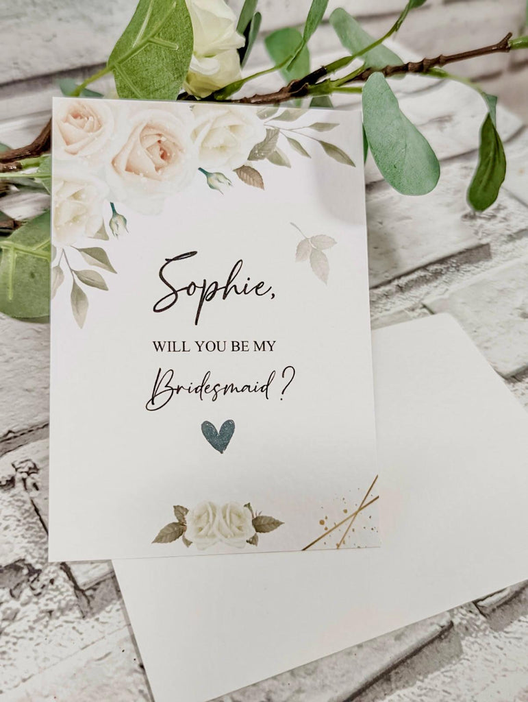 Bridesmaid Proposal Card Gift - Thea Elizabeth Studio Ltd