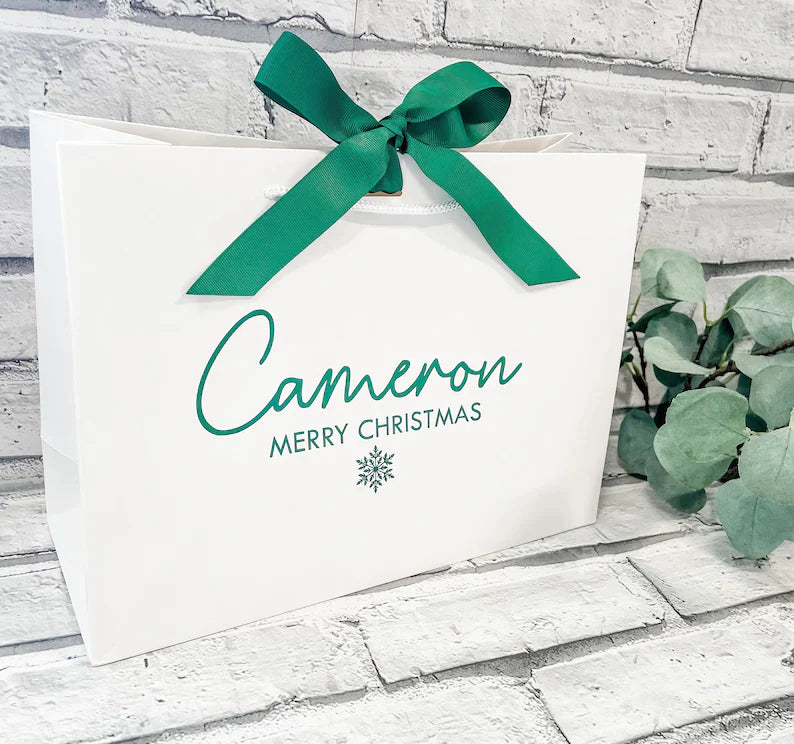 Christmas Luxury Personalised Gift Bag - Thea Elizabeth Studio Ltd