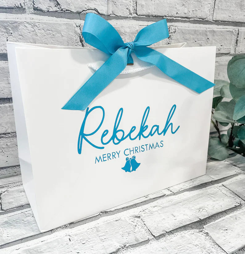 Christmas Luxury Personalised Gift Bag - Thea Elizabeth Studio Ltd