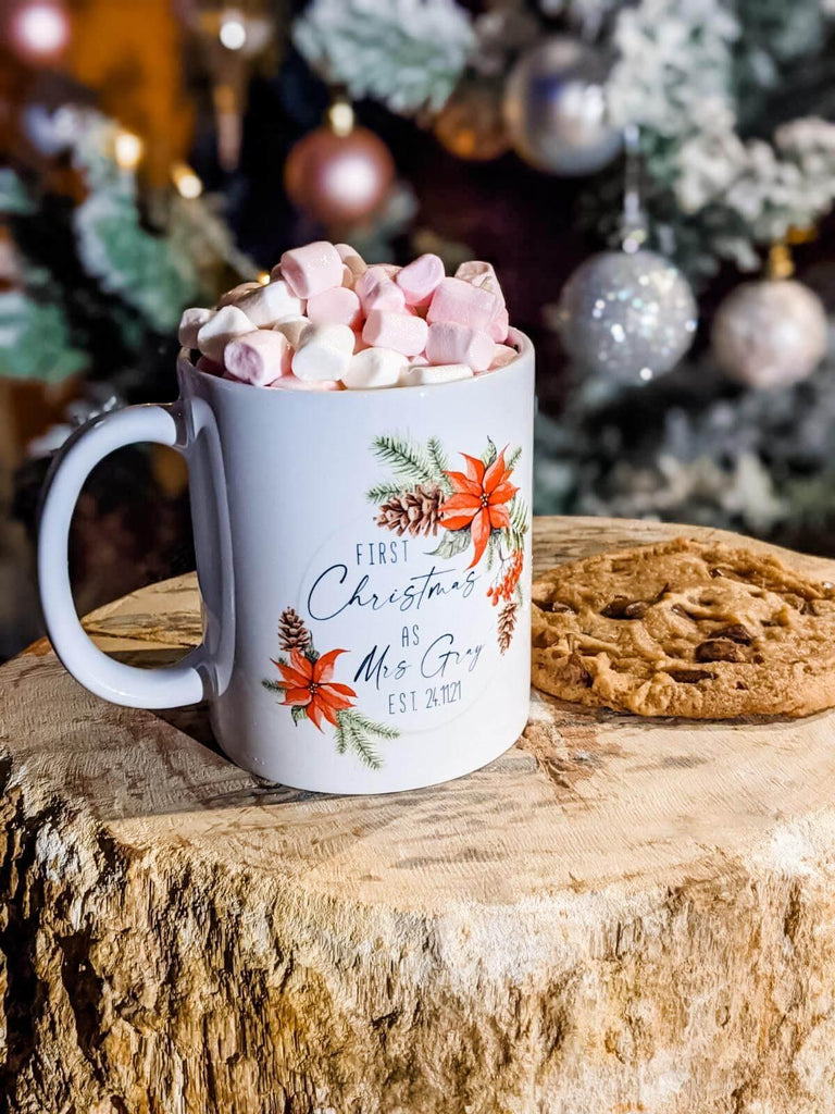 First Christmas as a Mrs/as a Mummy Mug - Thea Elizabeth Studio Ltd