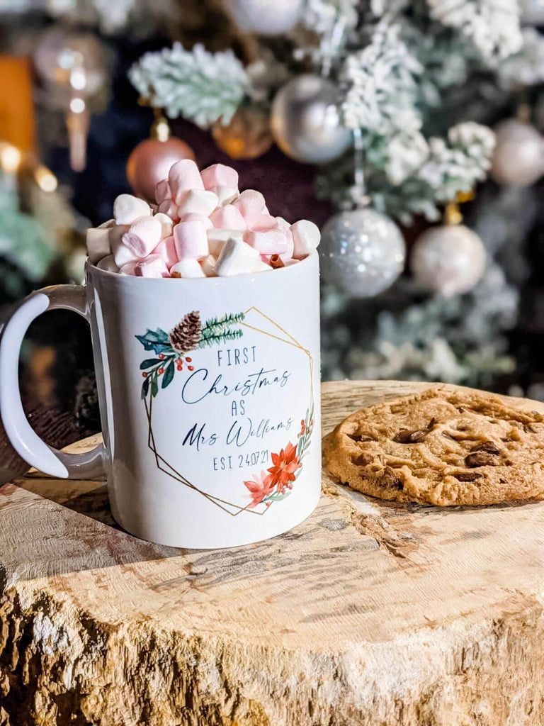 First Christmas as a Mrs/as a Mummy Mug - Thea Elizabeth Studio Ltd