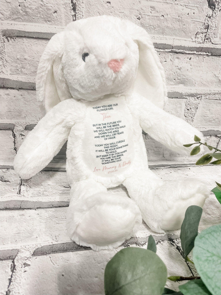 Flower Girl Bunny - Page Boy Bunny - Thea Elizabeth Studio Ltd