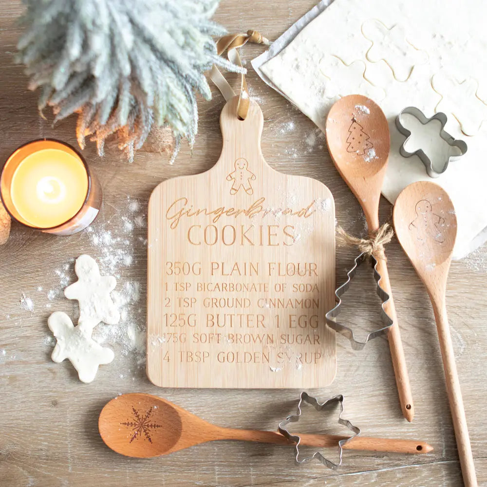 Gingerbread Cookies Recipe Board - Thea Elizabeth Studio Ltd
