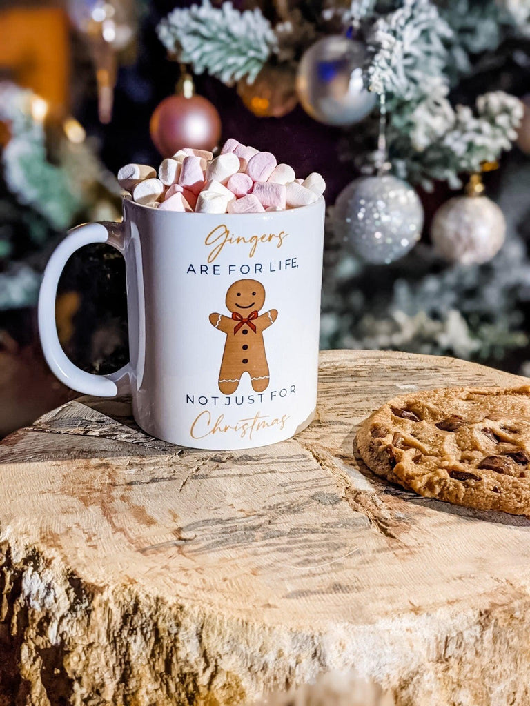 Gingers are for life, not just for Christmas mug - Thea Elizabeth Studio Ltd