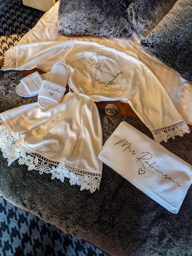 Honeymoon Mrs Robe - Personalised - Thea Elizabeth Studio Ltd