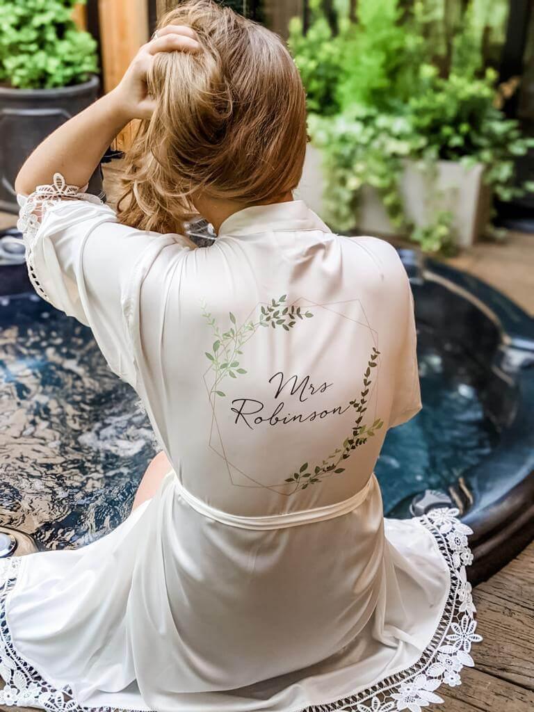 Honeymoon Mrs Robe - Personalised - Thea Elizabeth Studio Ltd