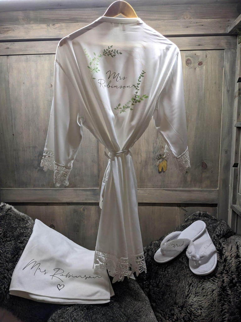 Honeymoon Mrs Robe - Personalised - Thea Elizabeth Studio Ltd