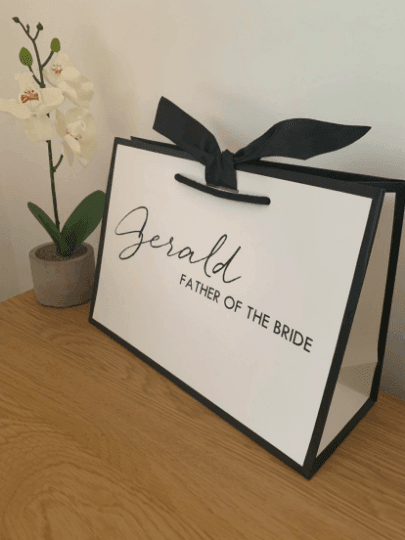 Luxury Black Edge Gift Bags - Thea Elizabeth Studio Ltd