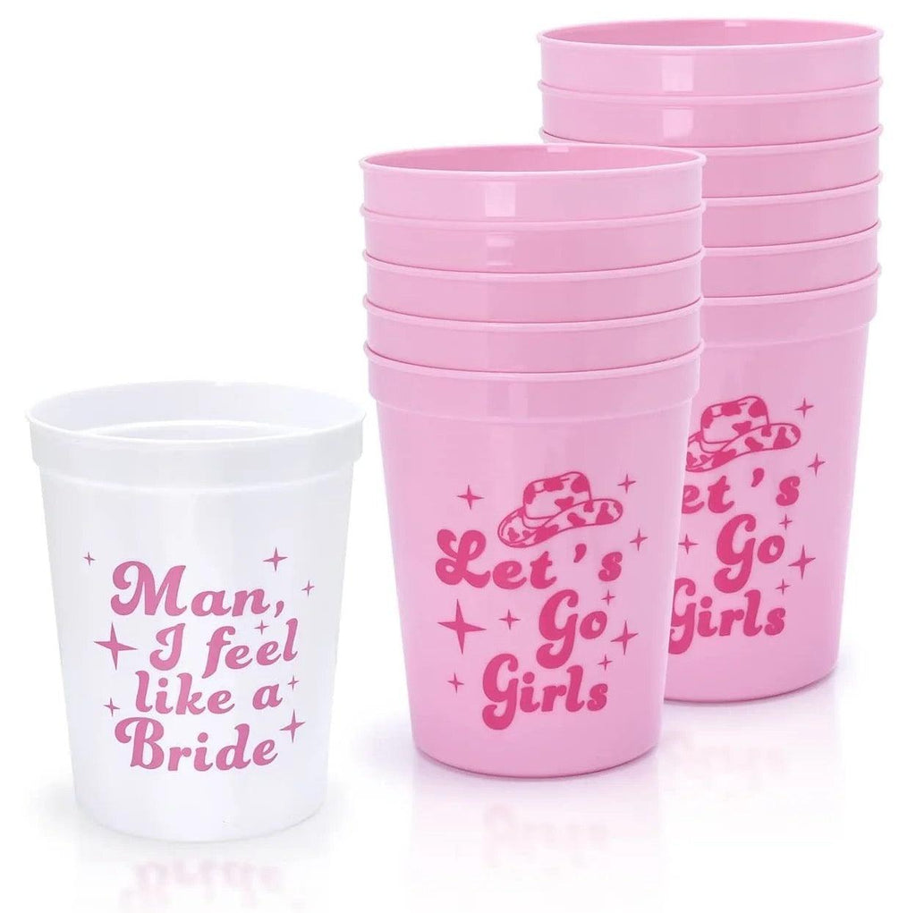 Man I Feel Like a Bride / Let’s go Girls cups - Thea Elizabeth Studio Ltd