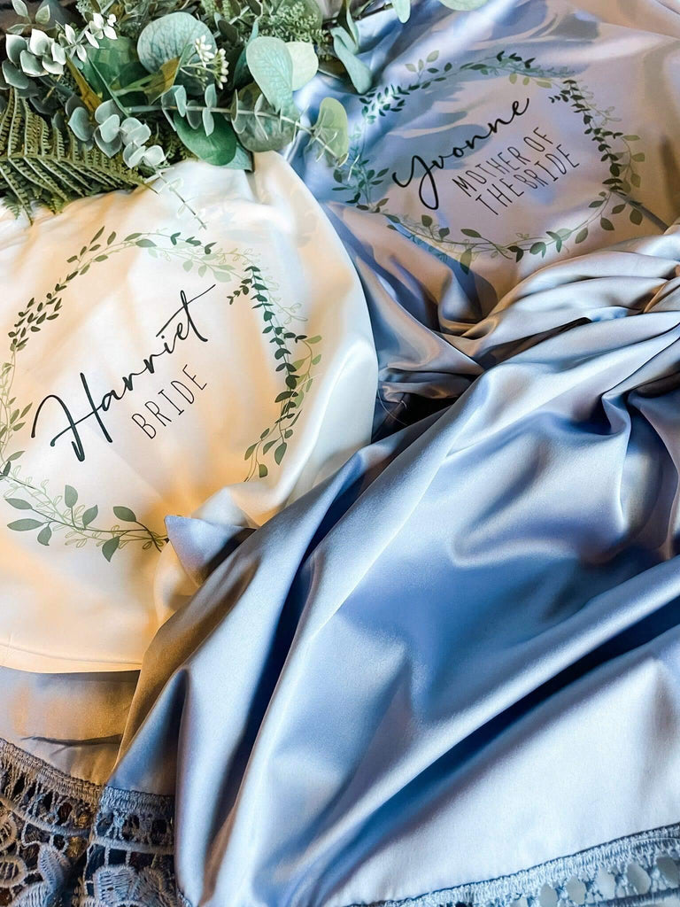 Personalised Bridesmaid Robes/Dressing Gown - Thea Elizabeth Studio Ltd