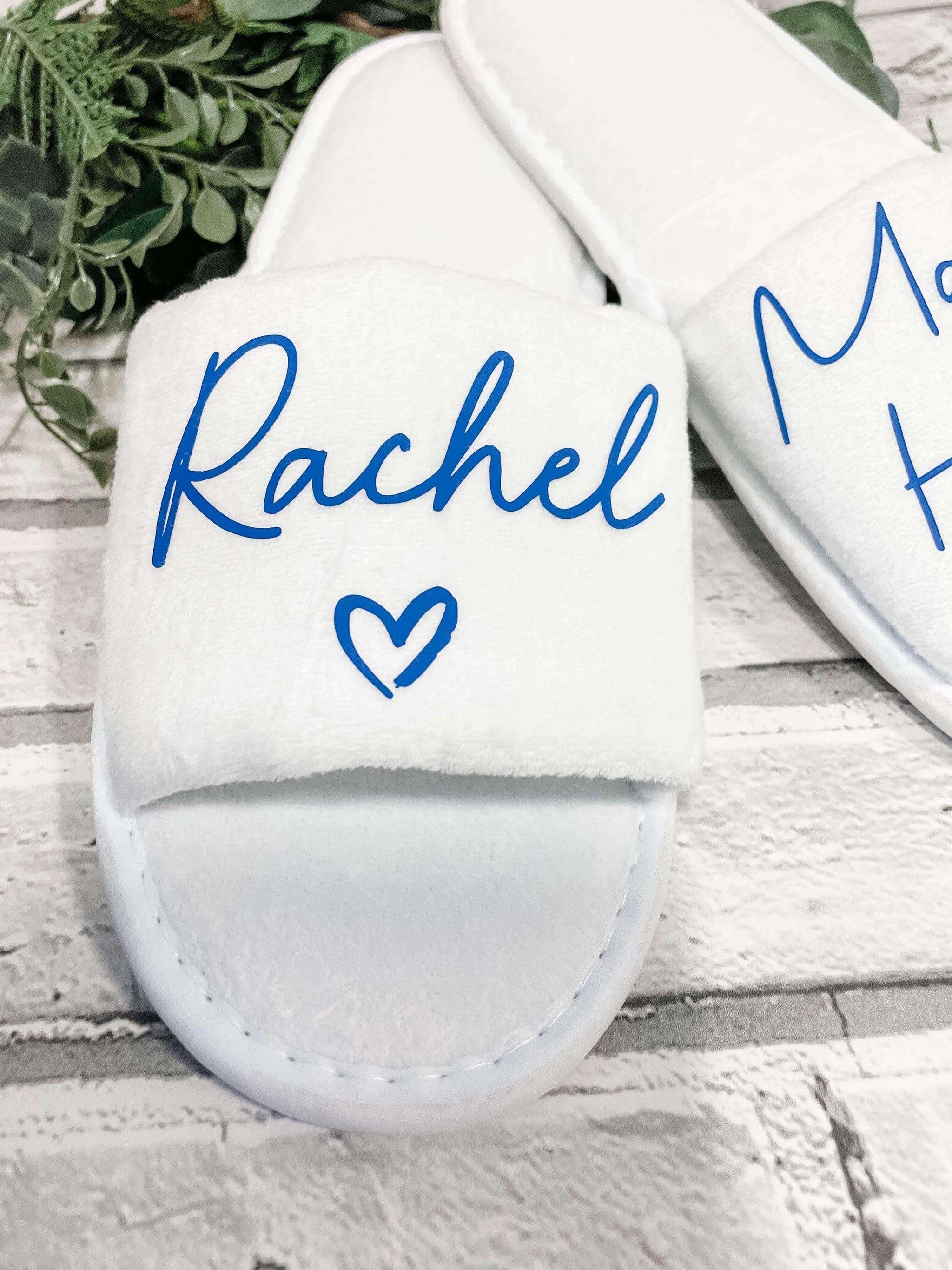 Personalised luxury slippers online