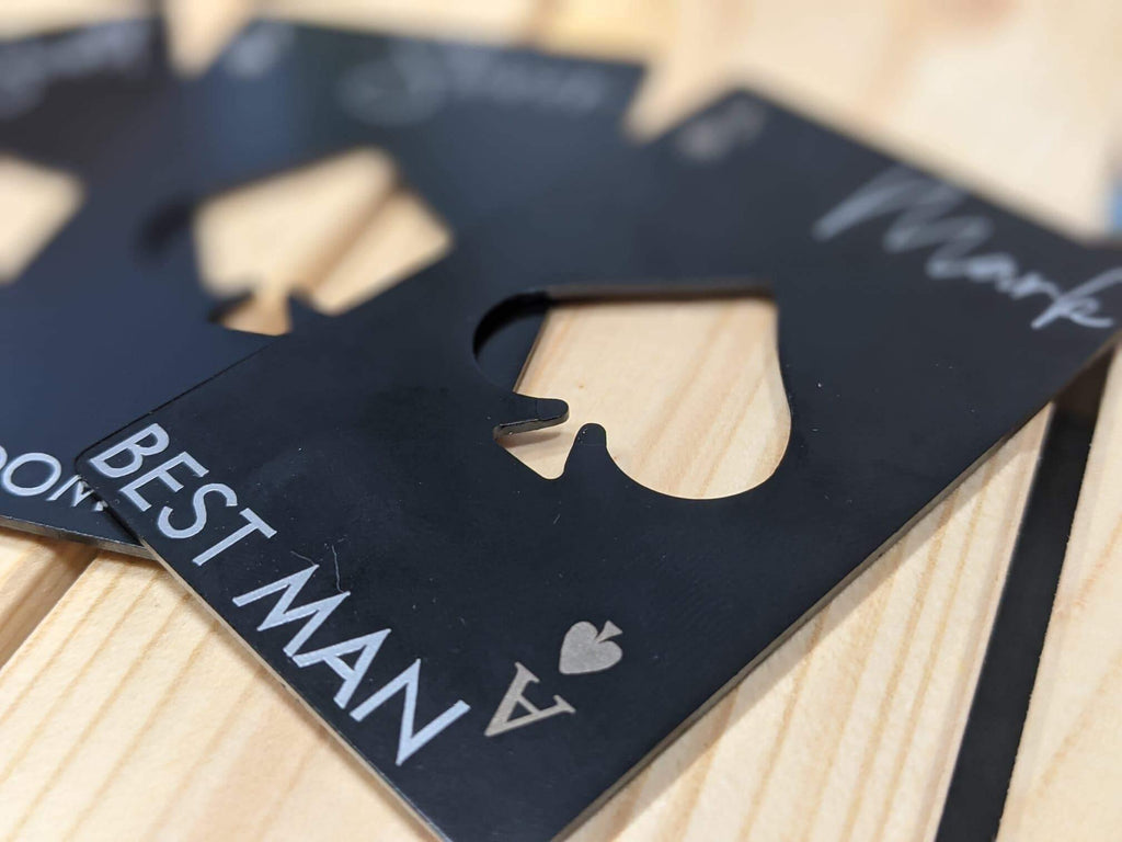 Personalised Groomsmen and Best Man Bottle Openers - Thea Elizabeth Studio Ltd