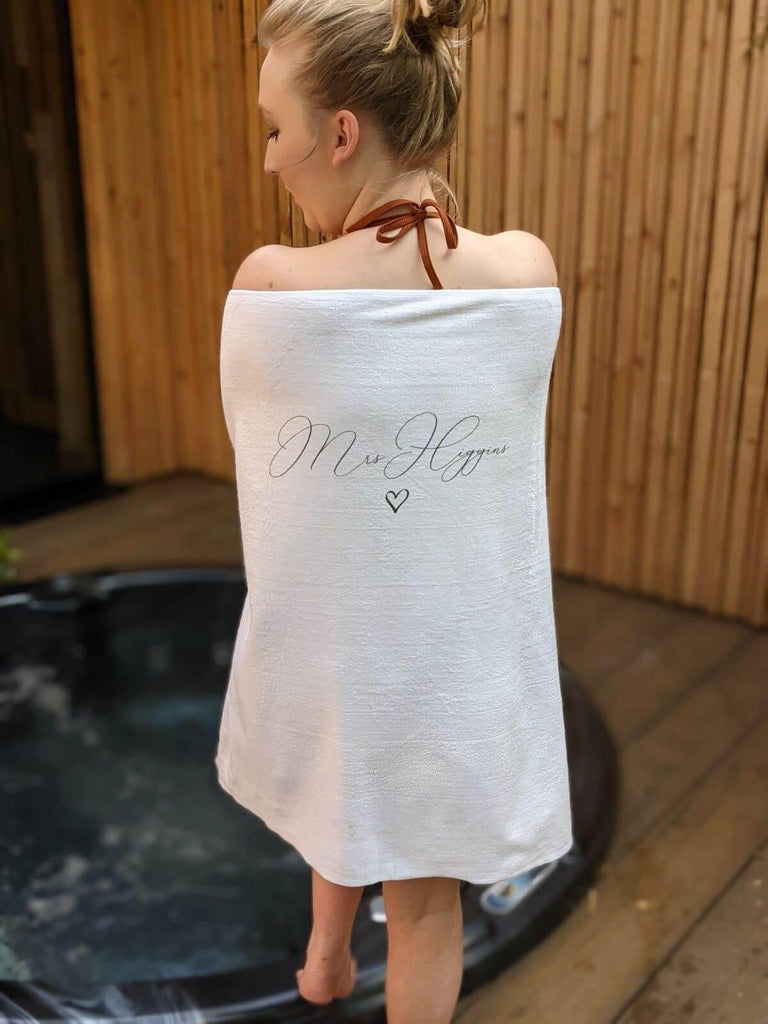 Personalised Mr/Mrs Towels - Thea Elizabeth Studio Ltd