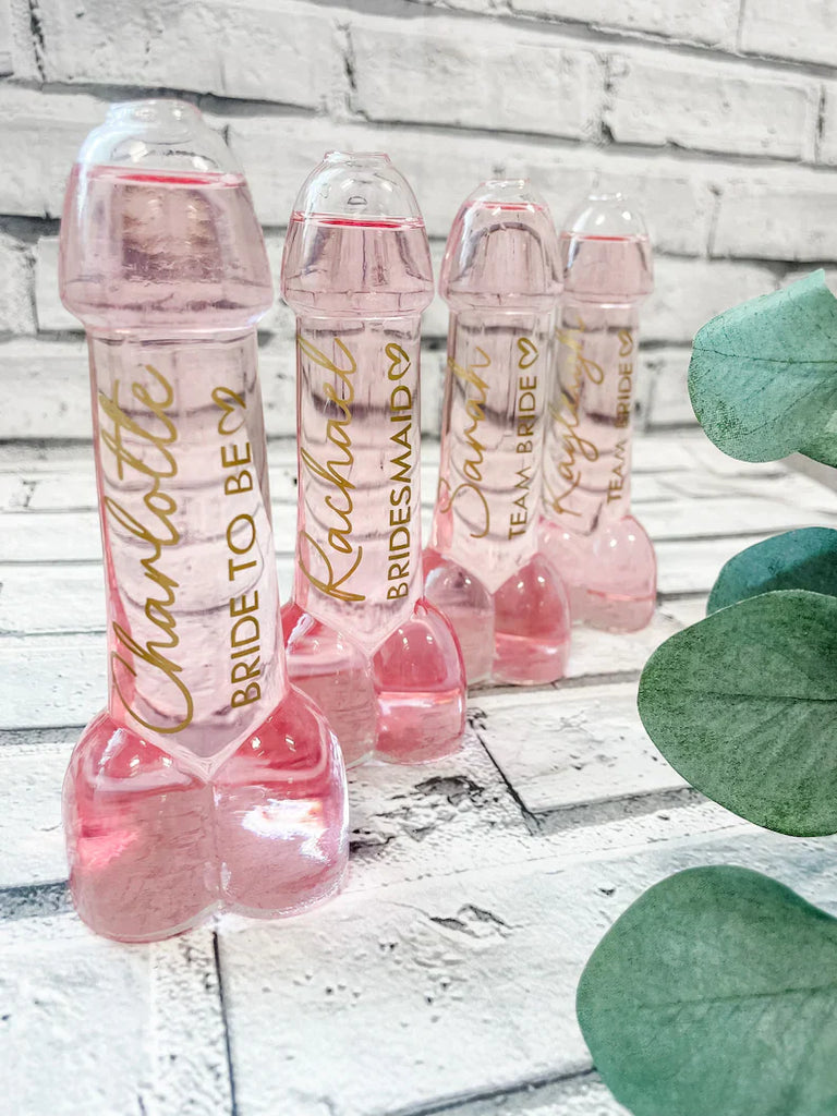 Personalised Willy Glass - Hen Party Gift - Thea Elizabeth Studio Ltd