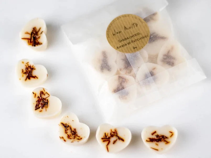 Sandalwood, Amber & Patchouli Hand Poured Luxury Wax Melts - Thea Elizabeth Studio Ltd