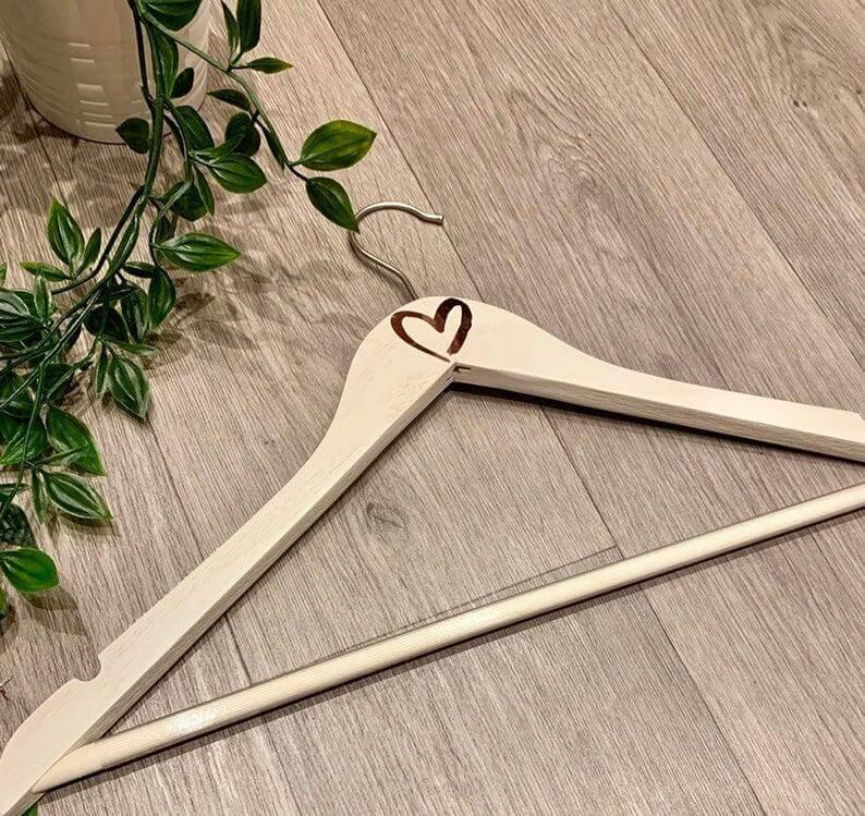 Shabby Chic Bridal Party Dress Hangers - Thea Elizabeth Studio Ltd